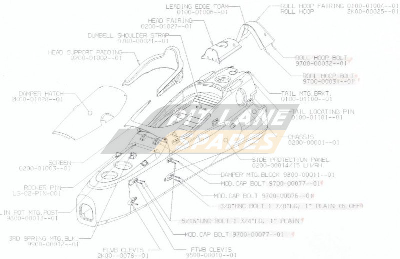 CHASSIS WITH MOUNTINGS